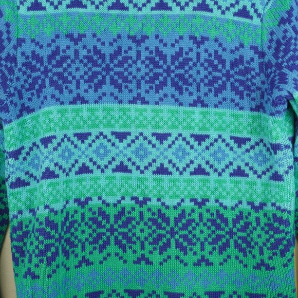 Jolly Sweaters Christmas Flamingo‎ Ugly Crew Neck Sweater Size Small - Picture 9 of 9